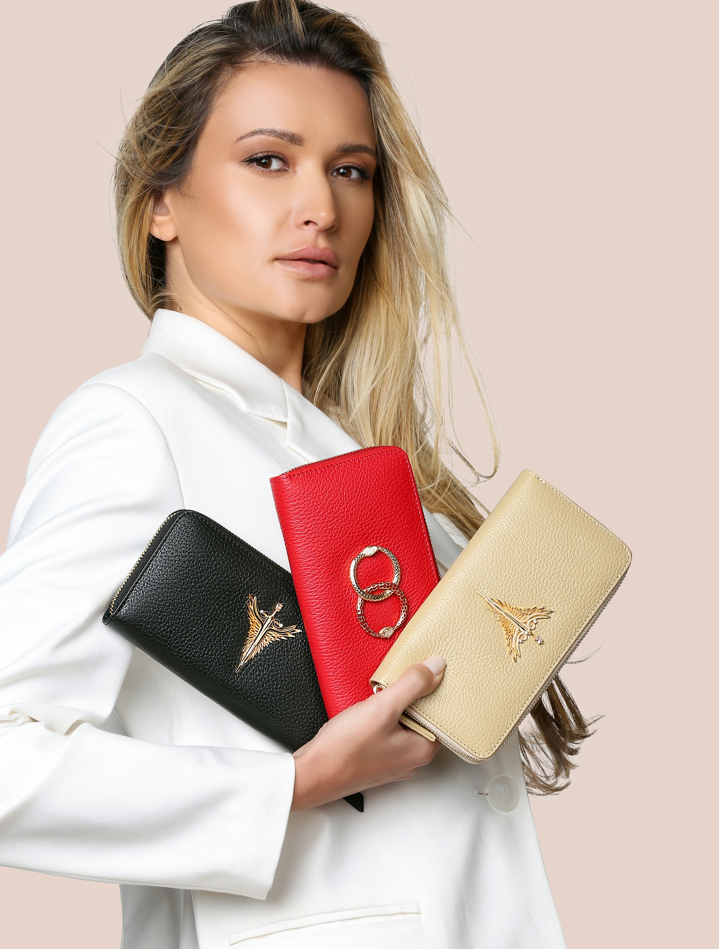 michael genuine leather women's wallets