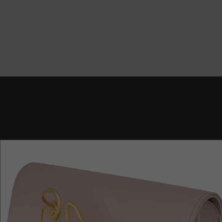 Nude Pink Uraeus genuine leather women's clutch bag video